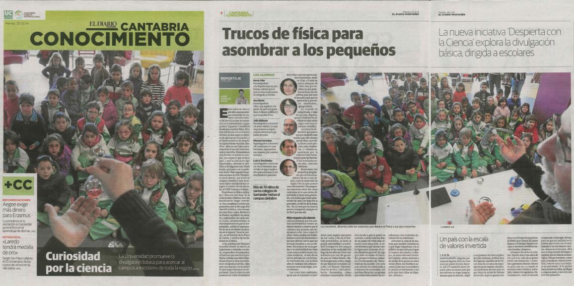Visita a la UC: Despierta con la ciencia